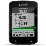 garmin edge 520 denivele