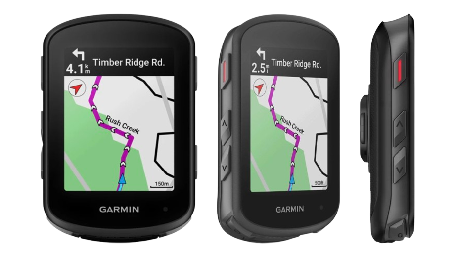 Vue à 90° du Garmin Edge 540