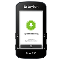 Guidage vocal - Bryton Rider 750