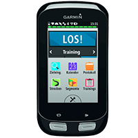 Interface du Garmin Edge 1000