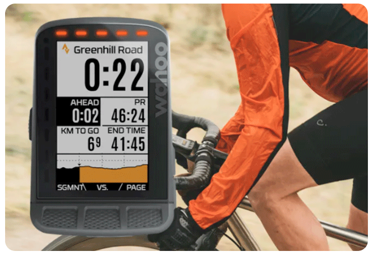 Wahoo Elemnt Roam avec Strava