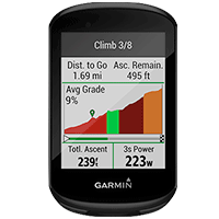 ClimbPro sur le Garmin 830