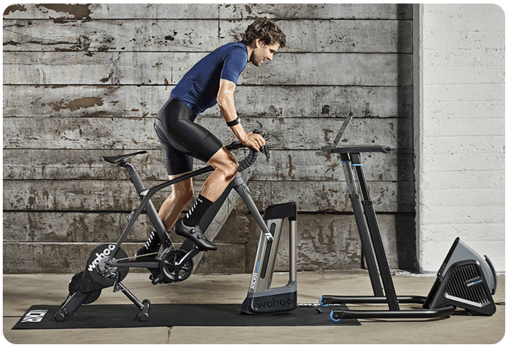 Wahoo Kickr Core avec le Kickr Climb et le Kickr Headwind