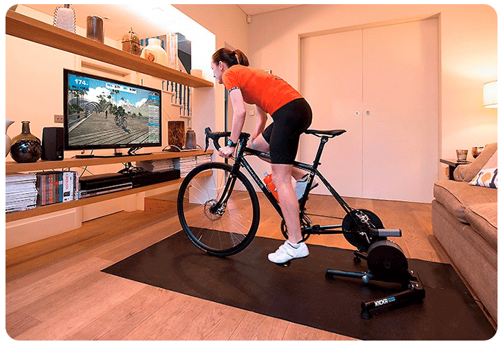 Entrainement sur Zwift avec le Kickr V5 de Wahoo Fitness