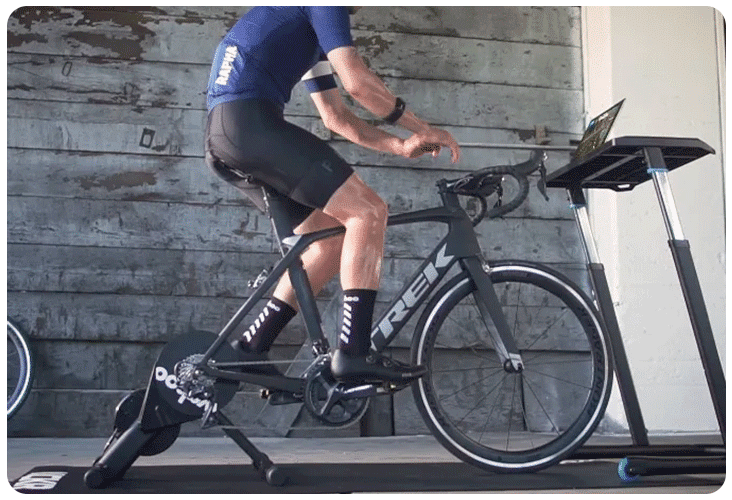 Installation pour un entrainement sur Zwift avec le Wahoo Kickr Core