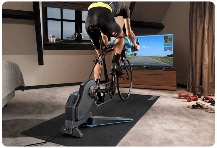 Utilisation d'une application d'entrainement interactive avec le Tacx Flux 2 Smart