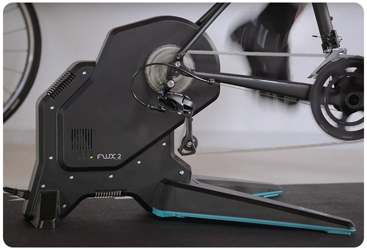 Installation d'un vélo sur le Tacx Flux 2 Smart