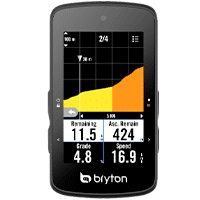 Climb Challenge sur le Bryton 750 SE