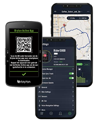 Application Bryton Active connectée au Rider S800