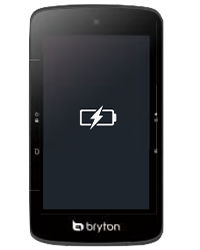 Écran de recharge du Bryton Rider S800
