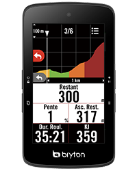 Fonctionnalité 'Climb Challenge' du Bryton Rider S800