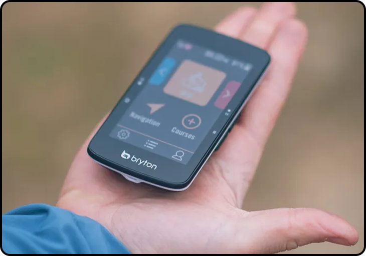L'interface simple et intuitive du Bryton Rider S800