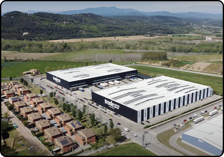 Entrepôt de tradeinn.com basés en Espagne à Gérone