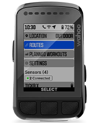 Wahoo Elemnt Bolt V2 est compatible avec les capteurs externes