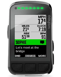 Notification de message sur l'Elemnt Bolt V2