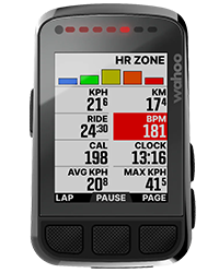 Interface entièrement personnalisable du Wahoo Elemnt Bolt V2