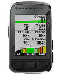 Fonctionnalité 'Summit Climbing' disponible sur l'Elemnt Bolt V2