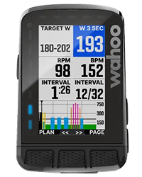 Test FTP intégré au Wahoo Elemnt Roam V2