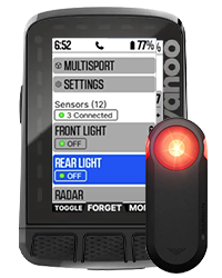L'Elemnt Roam V2 est compatible avec les radars arrières