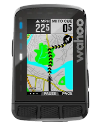 Suivi d'itinéraire sur le Wahoo Elemnt Roam V2