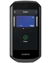 Garmin Pay sur l'Edge 1050 Garmin
