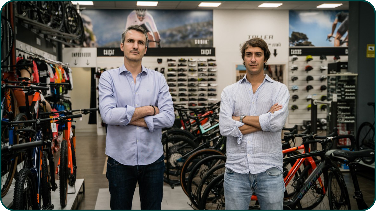 Photo des CEO de Bike Ocasión