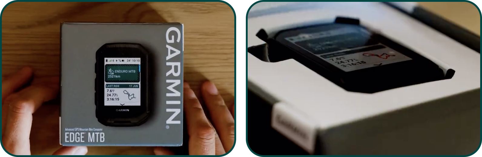 Unboxing du Garmin Edge MTB