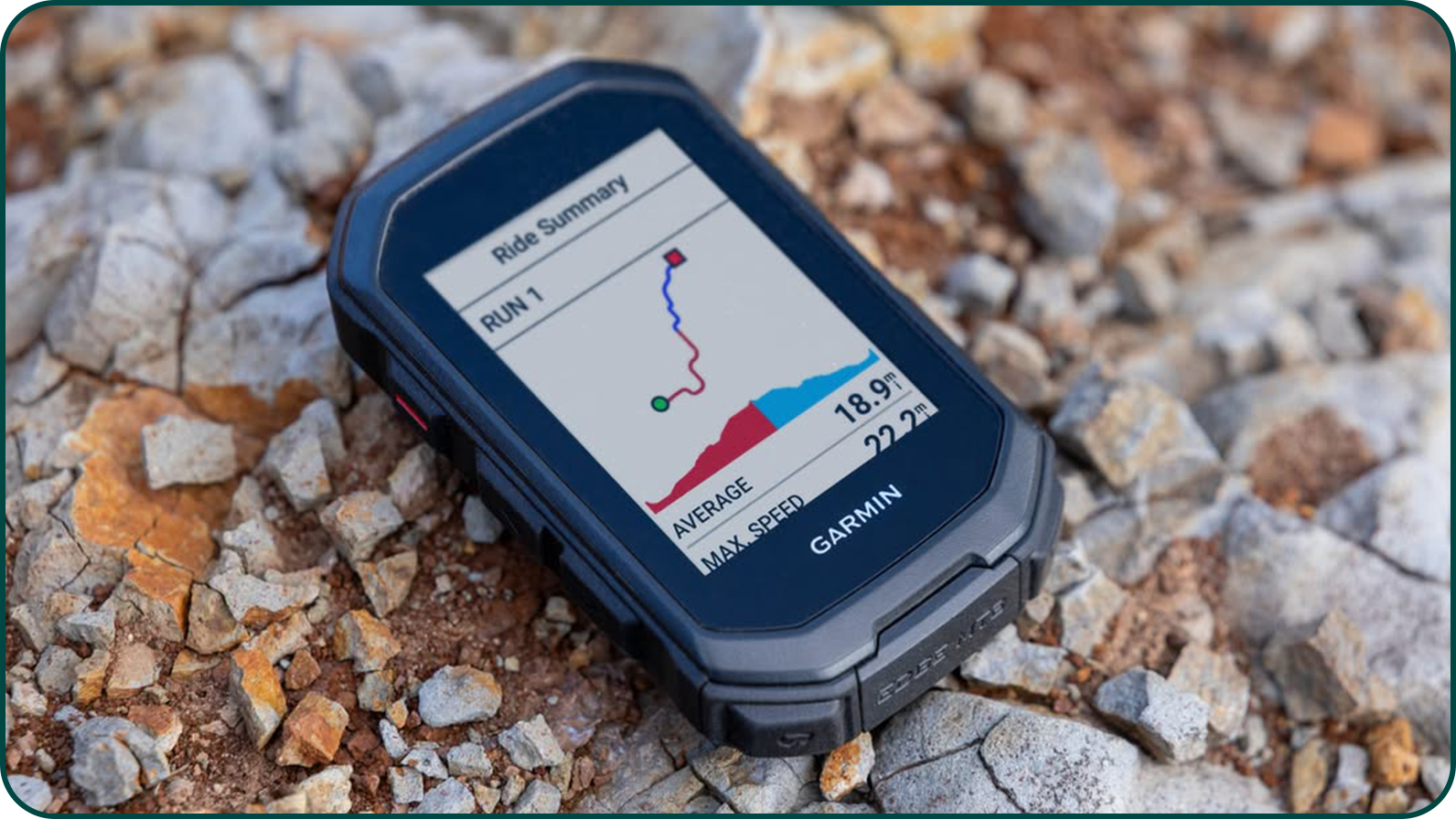 Solidité du Garmin Edge MTB avec des boutons texturés et moulés