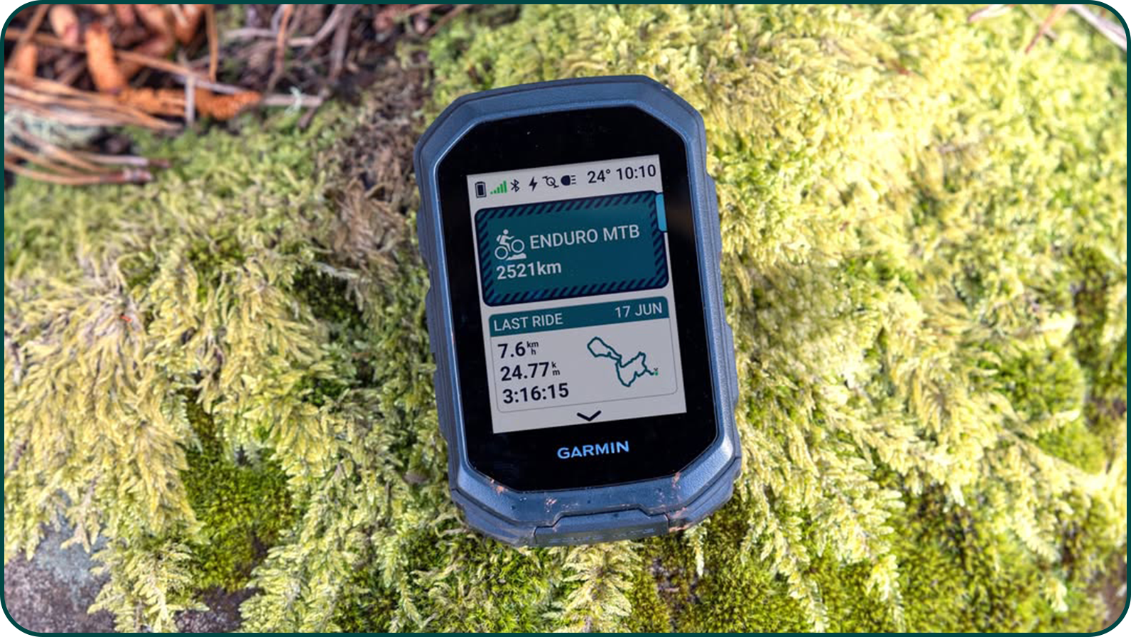 Luminosité de l'écran du Garmin Edge MTB