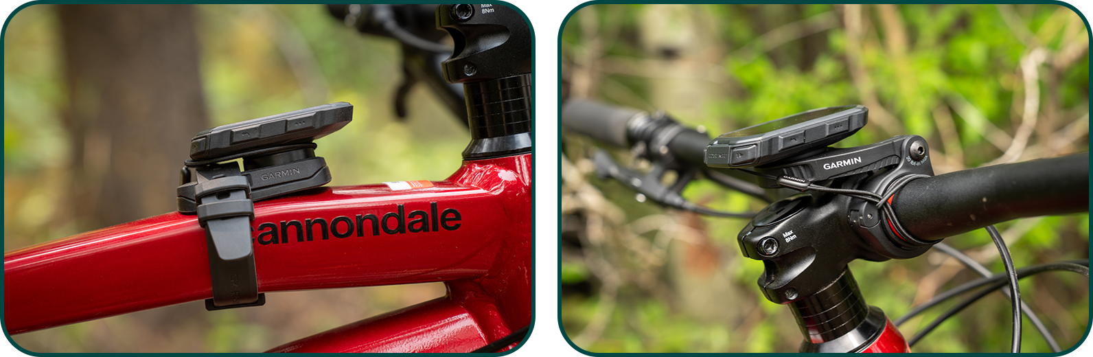 Les supports pour Garmin Edge MTB