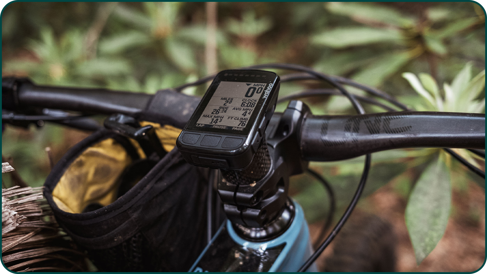 Utilisation du Wahoo Elemnt Bolt V2 lors d'une sortie VTT
