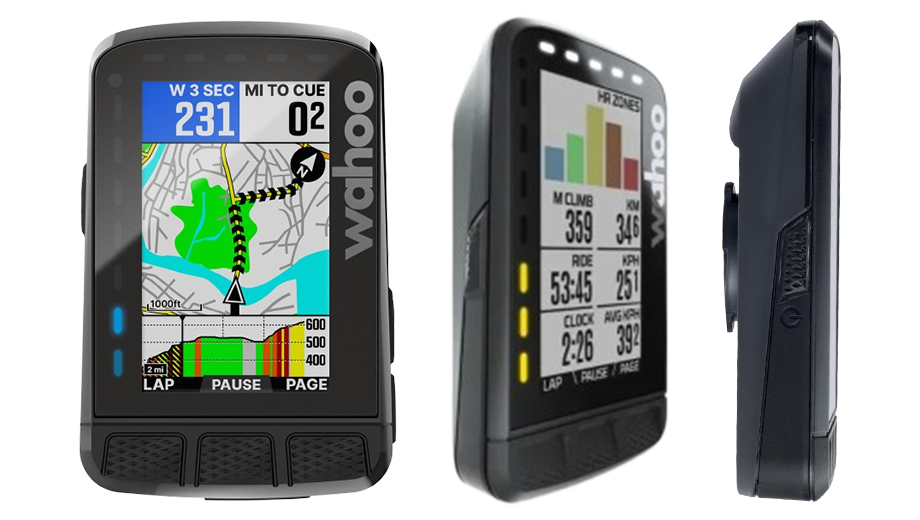 Vue à 90° du Wahoo Elemnt Roam V2