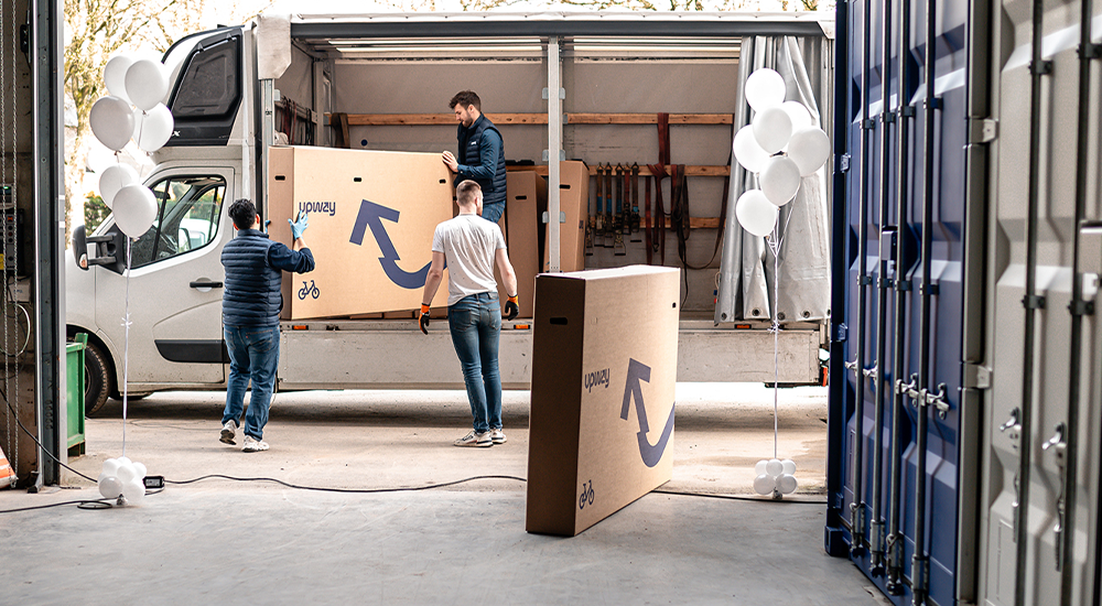 Expedition d'un vélo électrique Upway