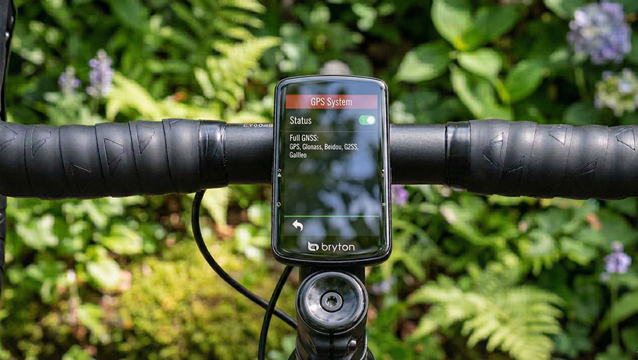 Page du GNSS du Bryton Rider S810