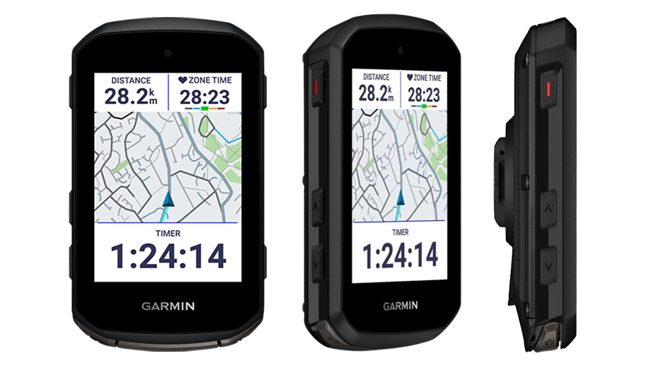 Vue à 90° du Garmin Edge 850